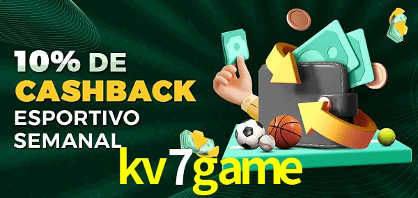 10% de bônus de cashback na kv7game